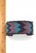 Wide Beaded ZigZag Cuff